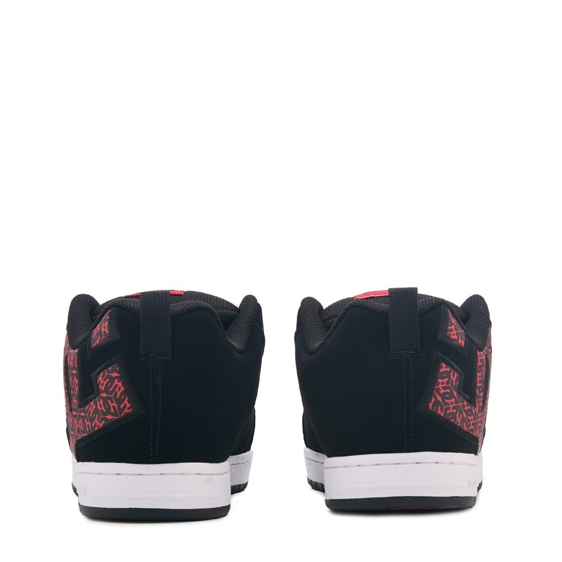 Men's Court Graffik Skate Shoes (Black/White/Red)