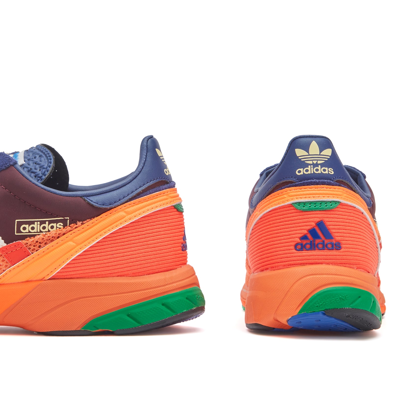 X Bad Bunny Adizero 72 Sneaker in Maroon/Chalk White/Semi Solar Red