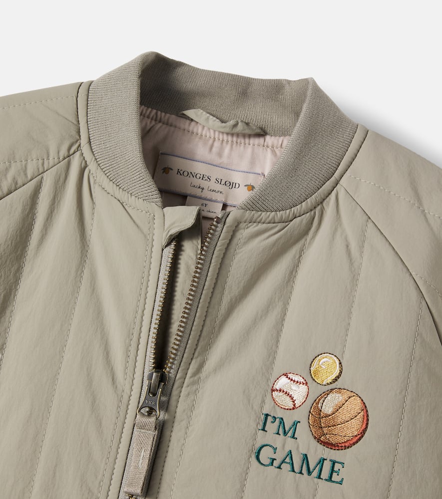 Konges Sløjd Juno embroidered bomber jacket