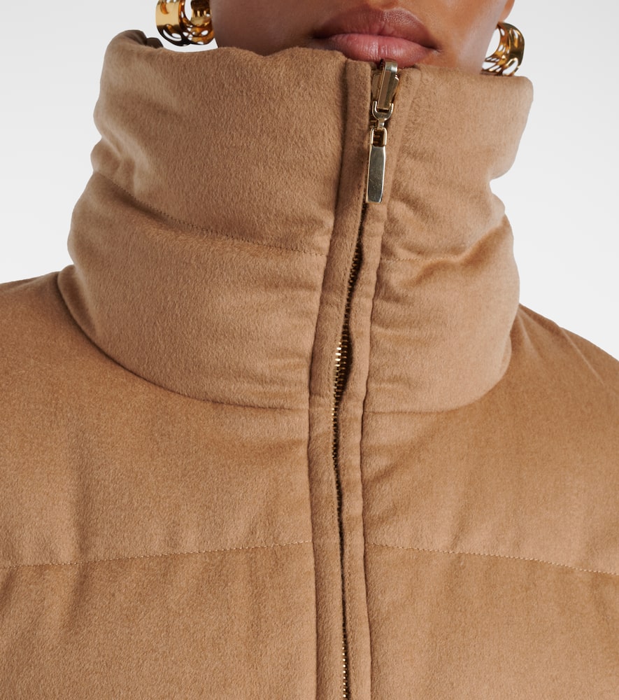 Diego reversible camel hair down jacket