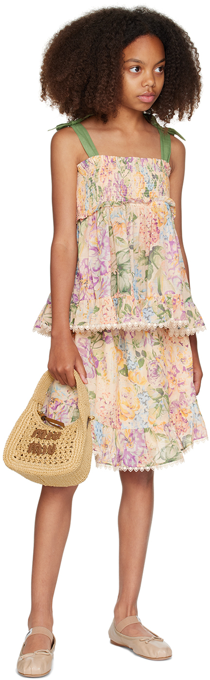 ZIMMERMANN Kids Multicolor Halliday Tank Top