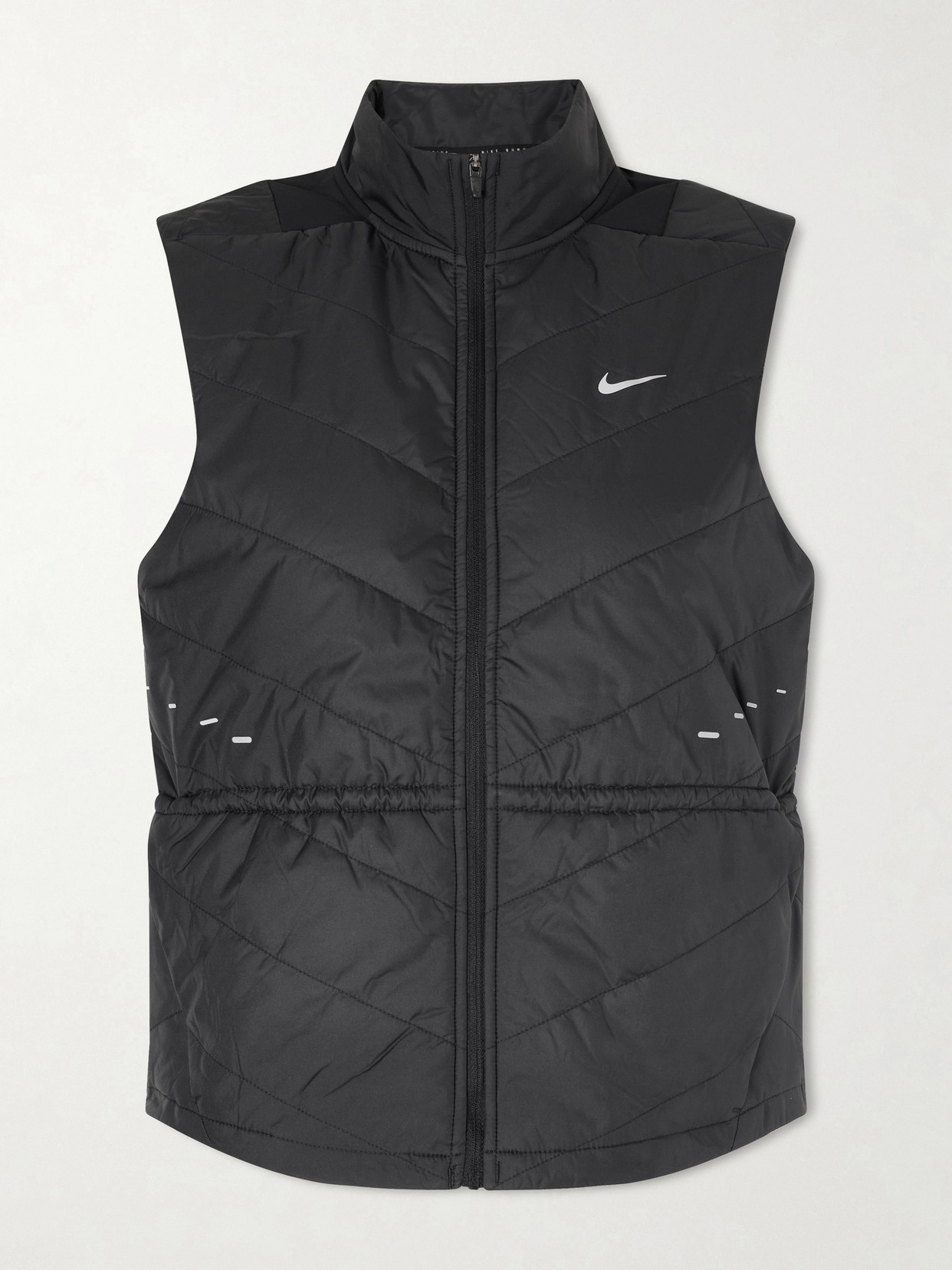 Quilted Shell Vest - Black