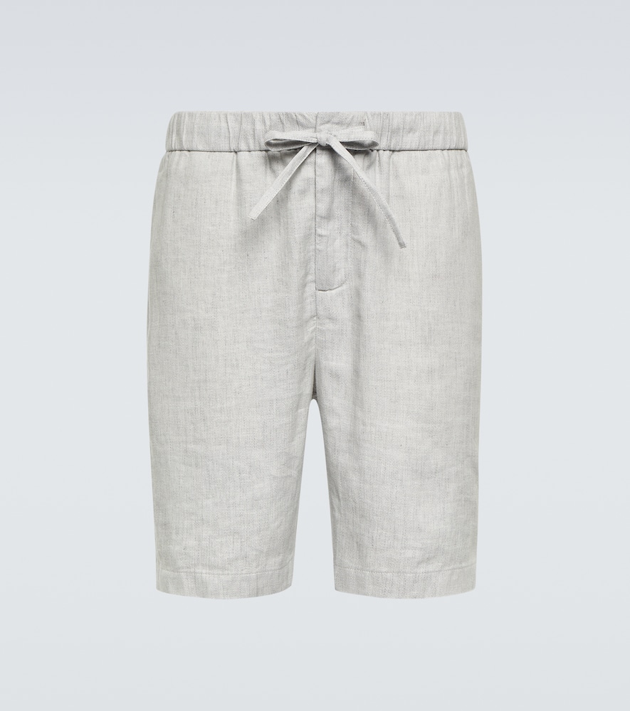 Frescobol Carioca Oscar linen and cotton straight pants