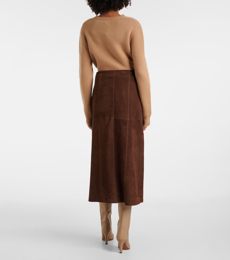 Edwina suede skirt