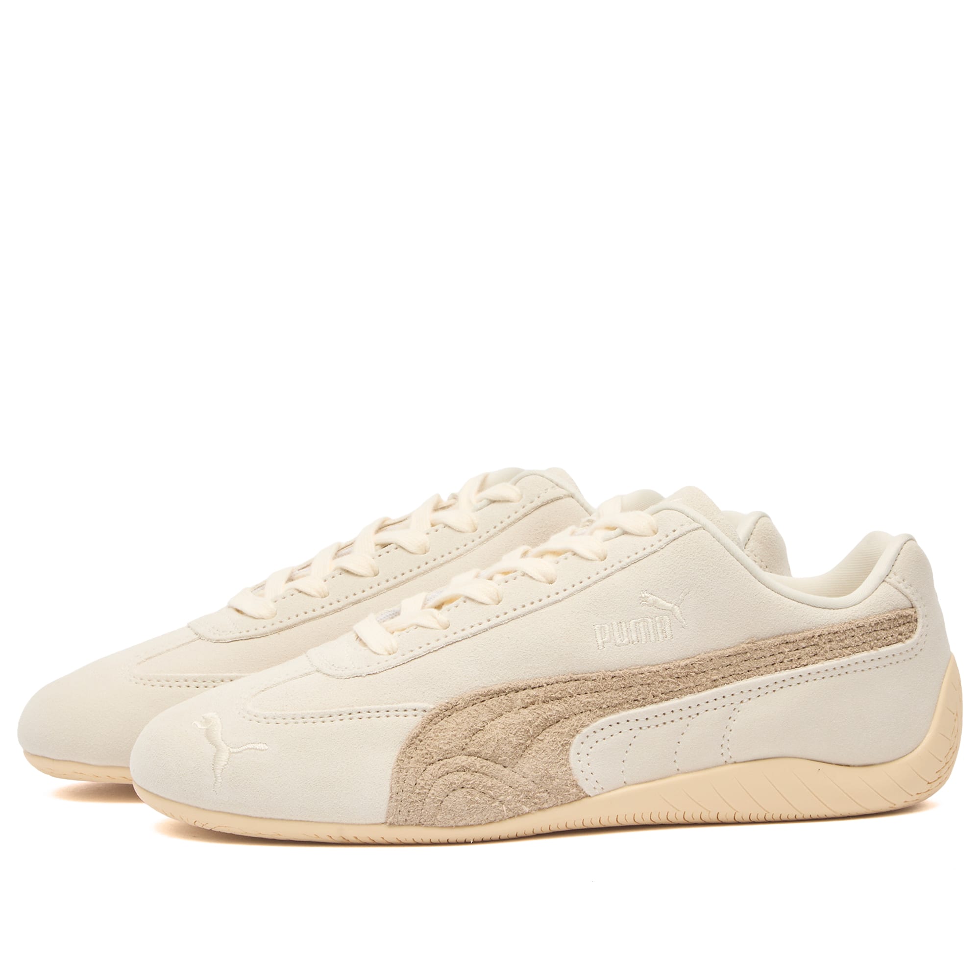 Women's Speedcat Elevated Sneaker in Warm White/Ice Coffee