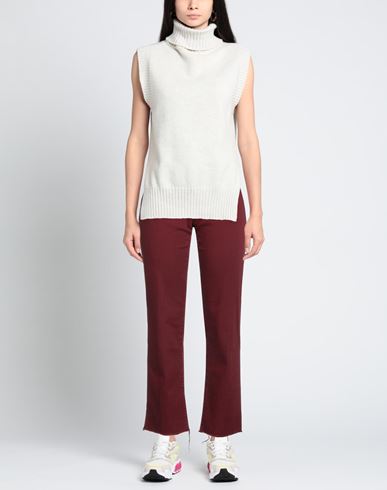 Jacob Cohёn Woman Pants Burgundy Size 27 Cotton, Elastomultiester, Elastane, Polyester
