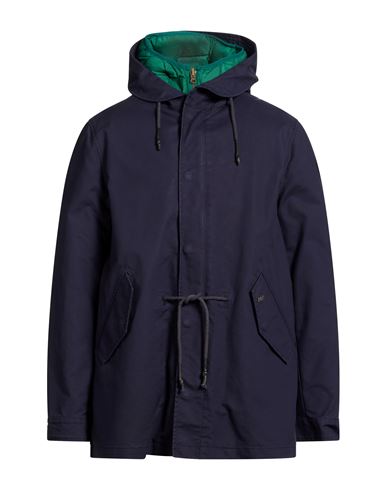 Man Coat Navy Size 42 Cotton