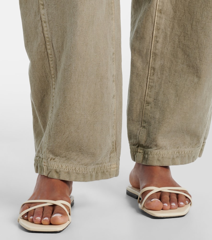 Rookie cotton barrel-leg cargo pants