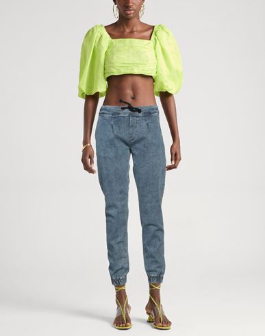 Takeshy Kurosawa Woman Jeans Blue Size M Cotton, Elastane