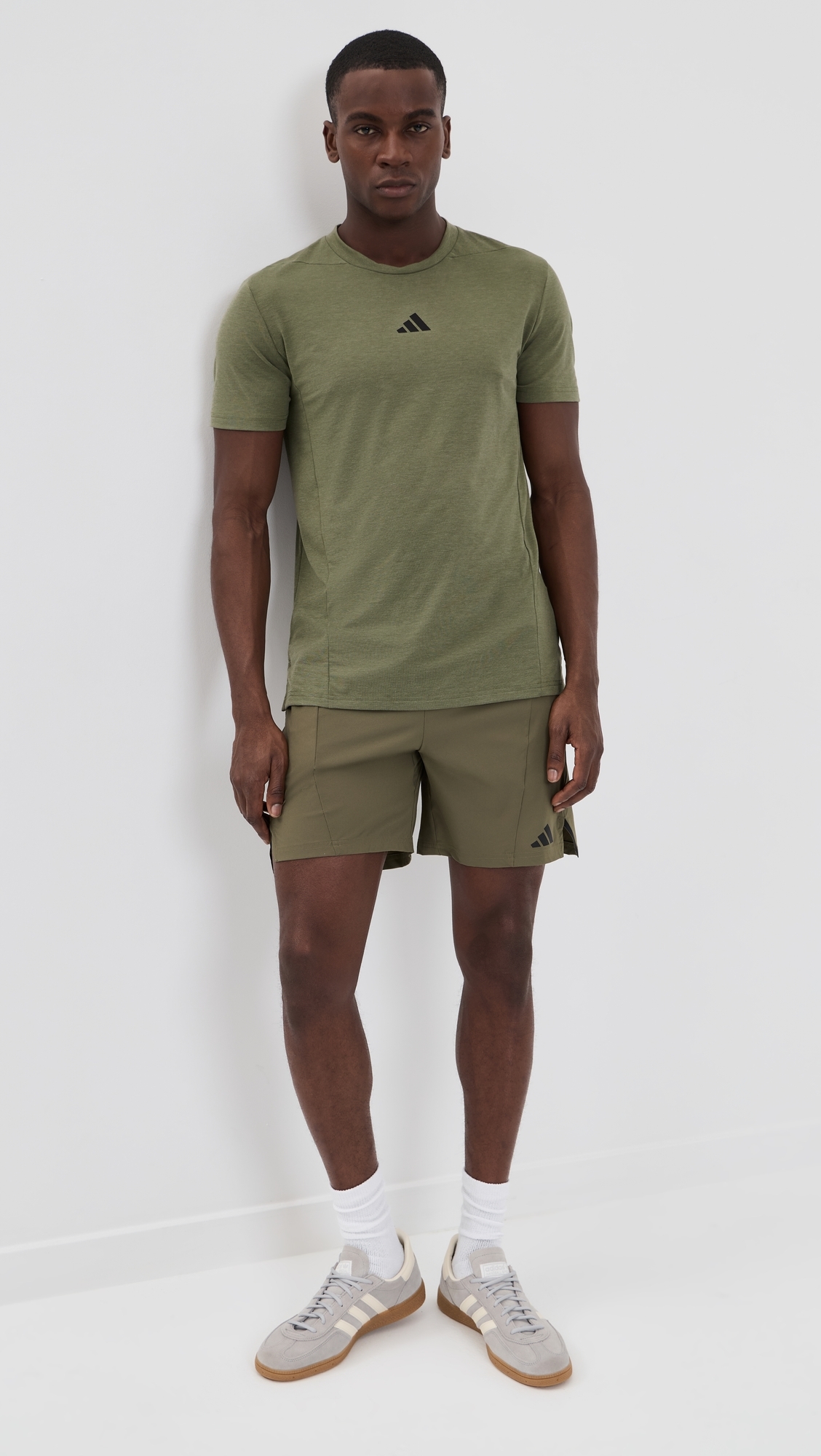 Designed For Training Workout Tee Olive Strata