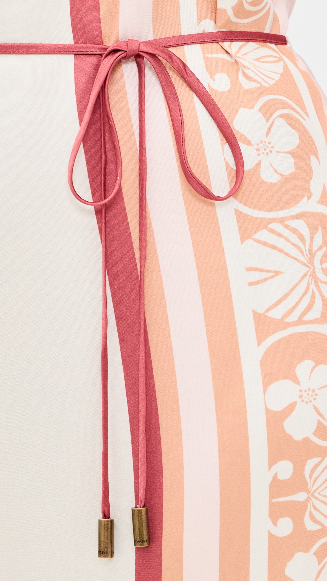 Lilia Maxi Dress Pink Brown