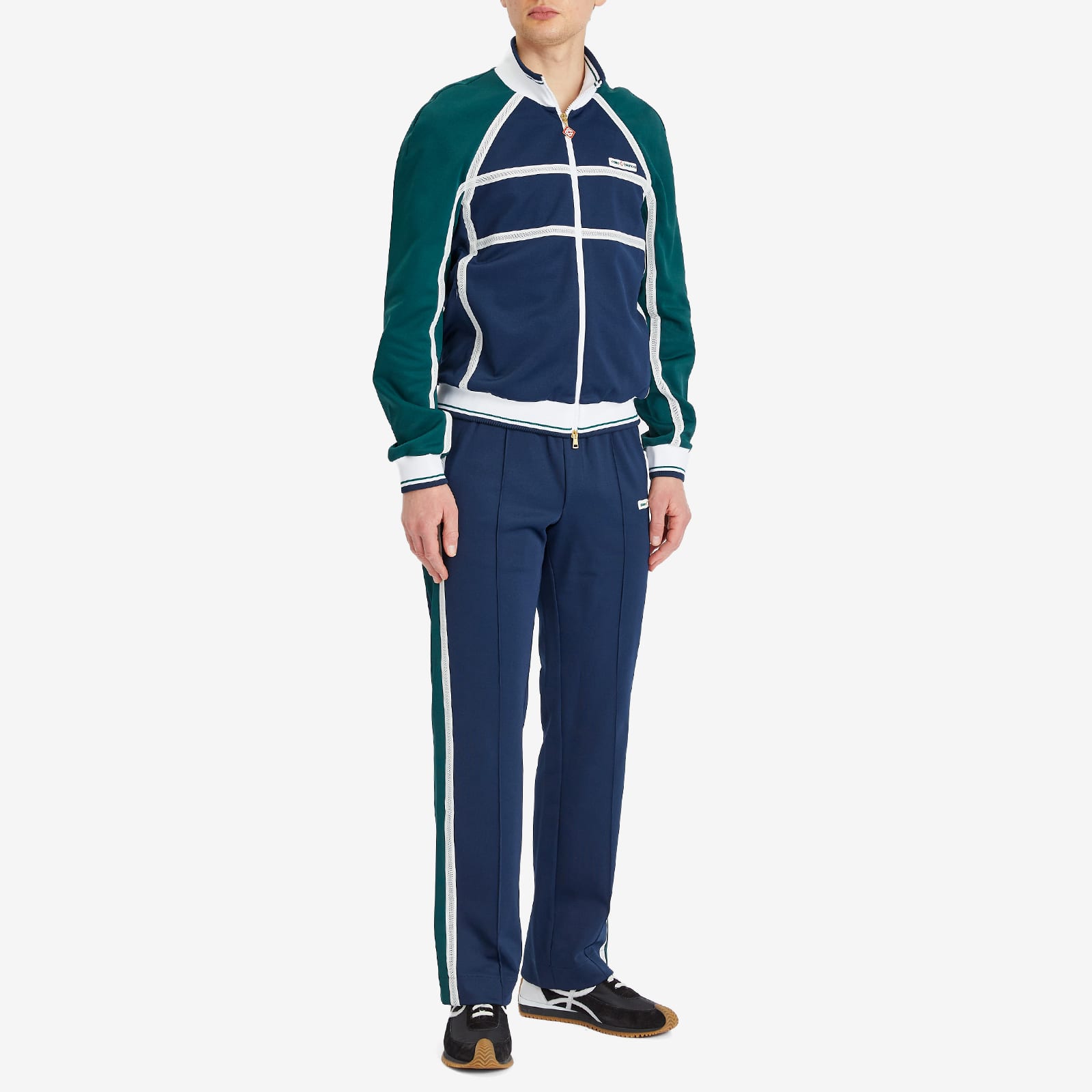 Men's Taping Track Jacket in Navy