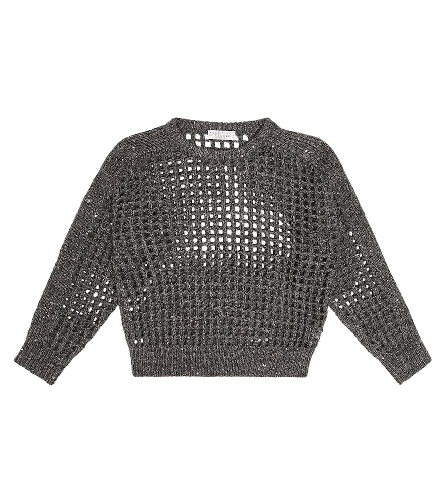 Brunello Cucinelli Kids Wool and cashmere-blend sweater