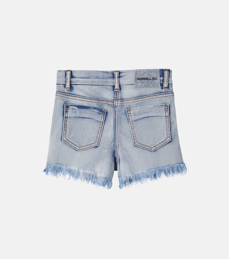 X Disney embroidered denim shorts