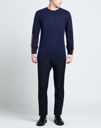 Man Sweater Navy Size 36 Cotton, Cashmere