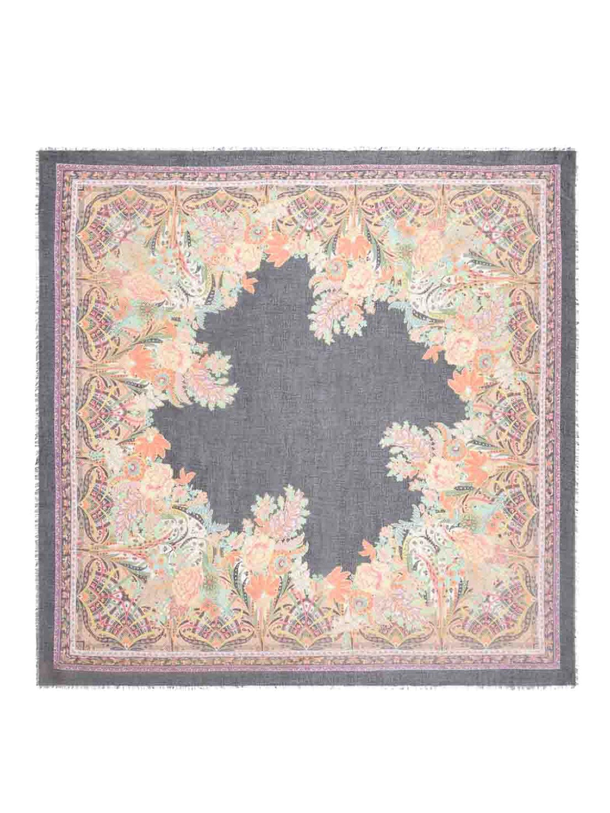 Silk Georgette Scarf With Pattern