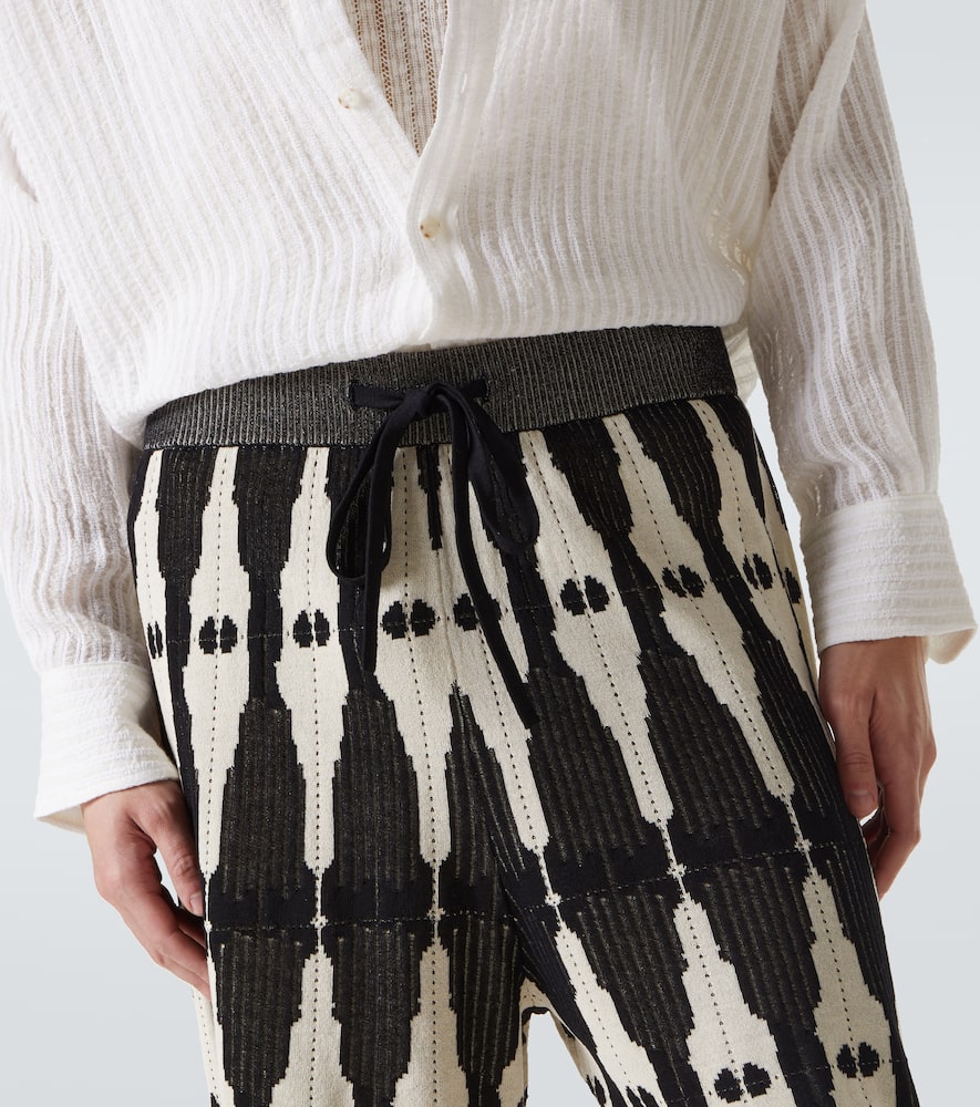 Ritual knitted jacquard shorts