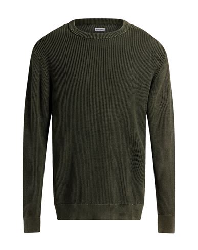 Man Sweater Military green Size XXL Cotton