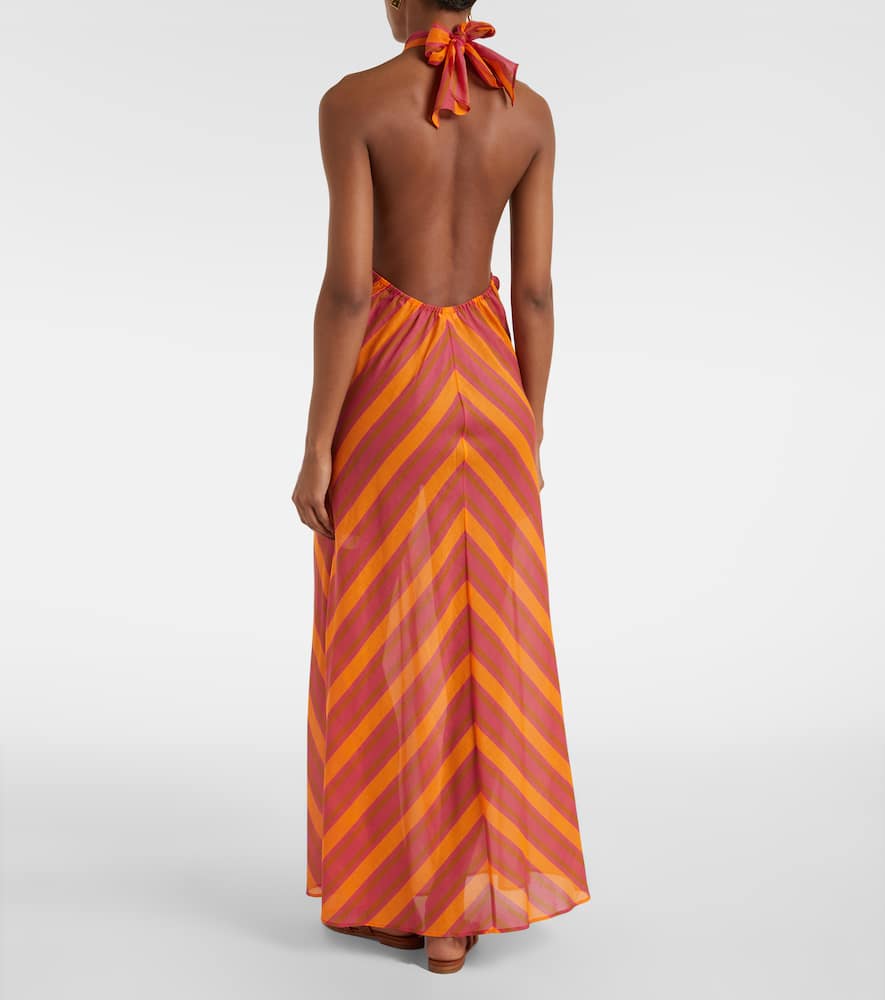 Neree printed cotton voile maxi dress