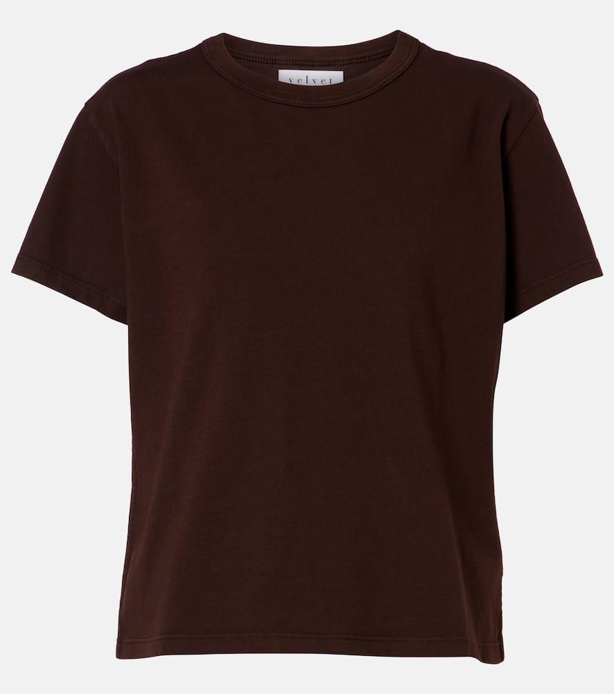 Leigh cotton jersey T-shirt