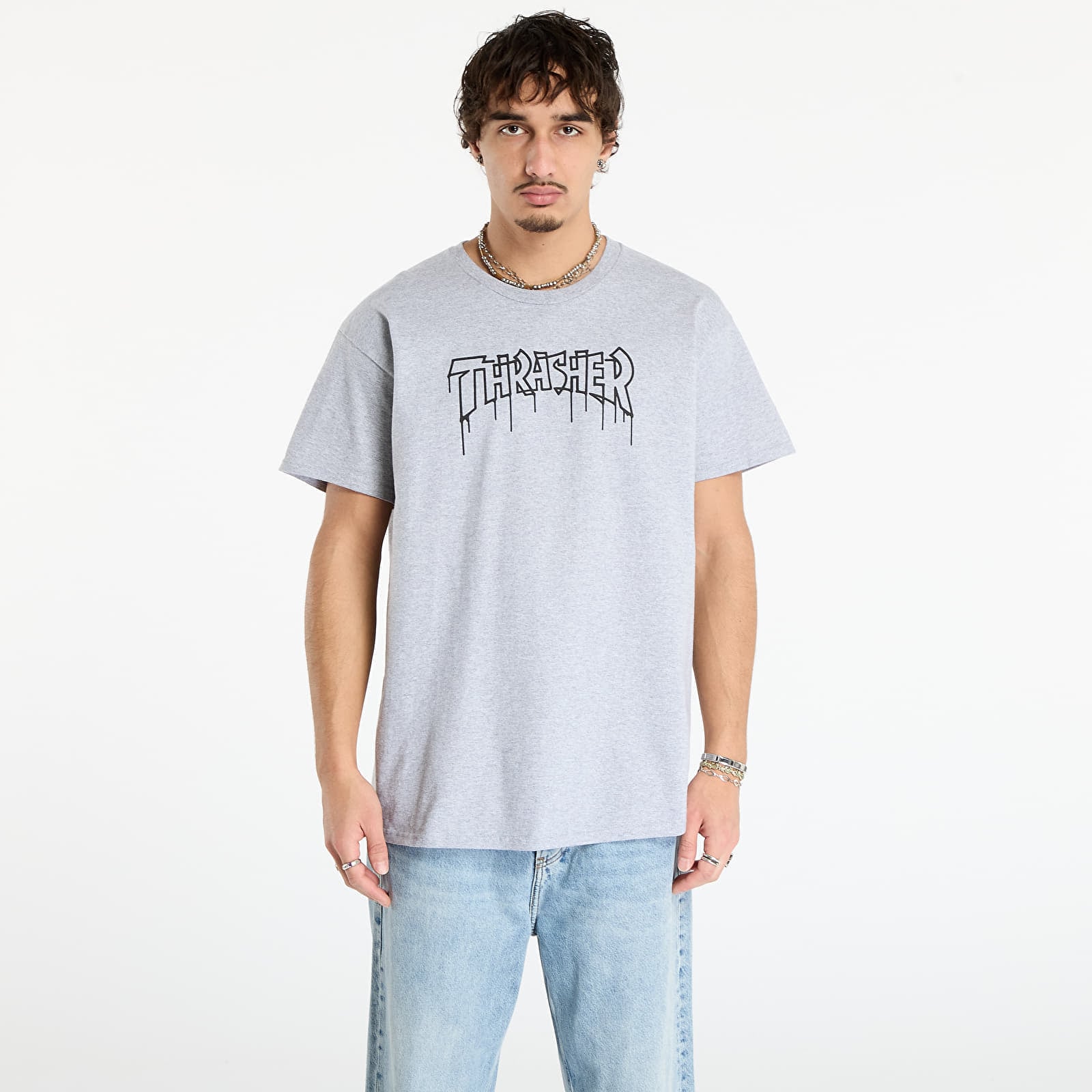 T-shirt Thrasher One-liner T-Shirt Spory Grey