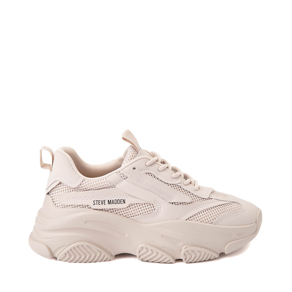 Womens Steve Madden Possession Platform Sneaker - Bone