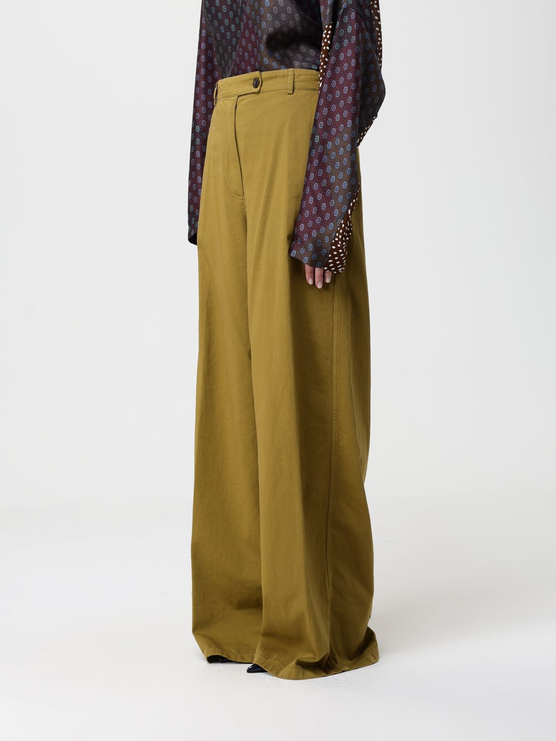 Pants Woman color Kaki