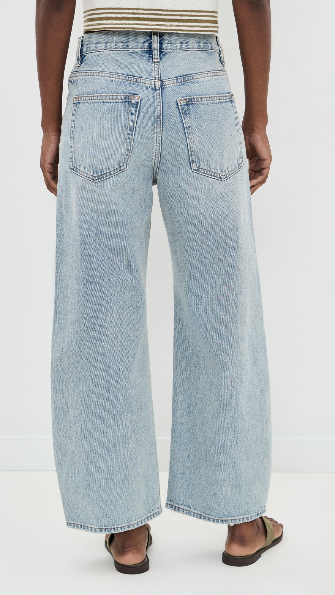 The Bow Crop Jeans Coastal
