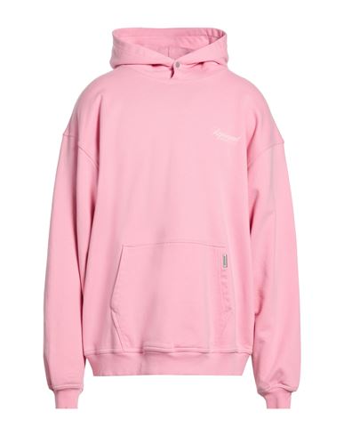 Man Sweatshirt Pink Size XL Cotton