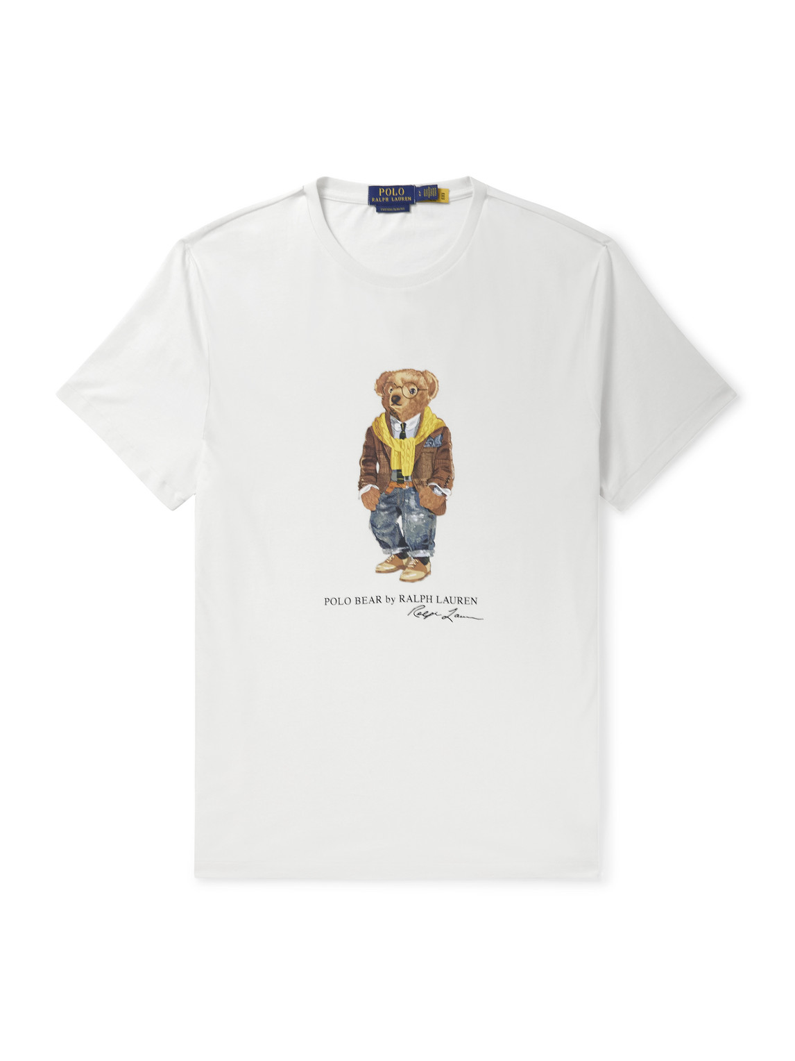 Slim-Fit Bear Cotton-Jersey T-Shirt