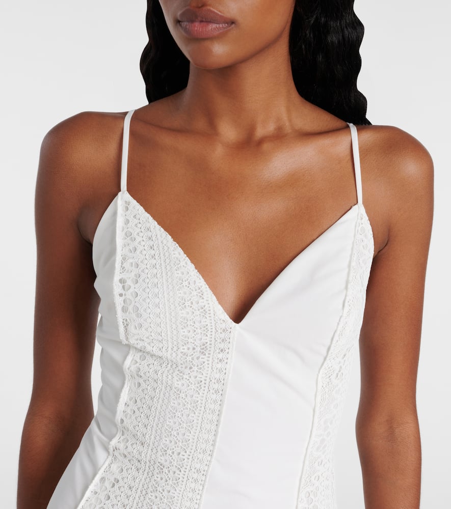 Mina lace midi dress
