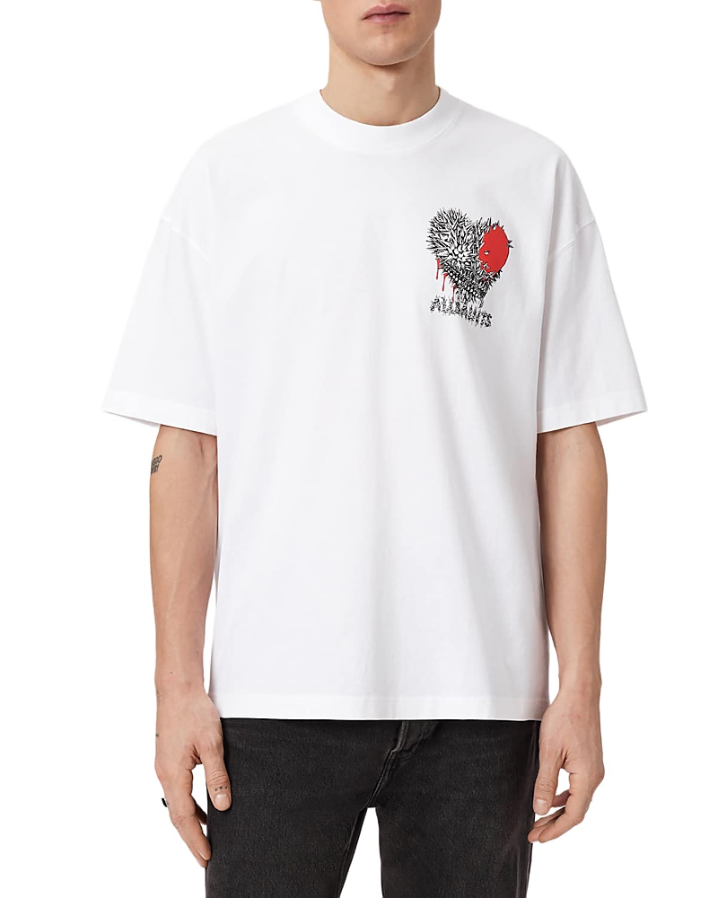 Heart Graphic Oversized Tee