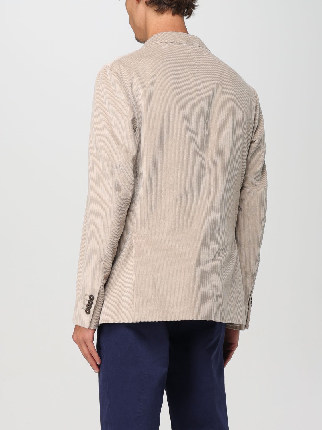 Blazer Men color Beige