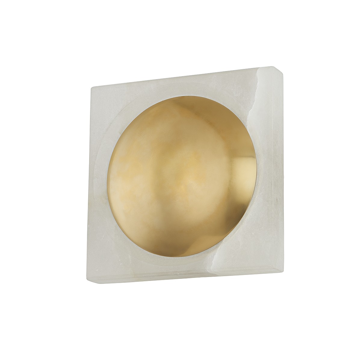 Vintage Brass LED Wall Sconce from the Hamel Collection