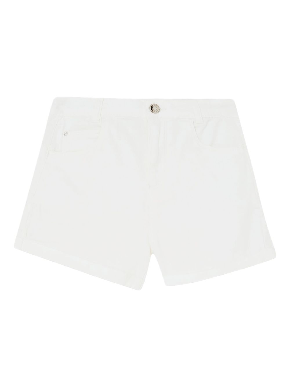Denim shorts - White