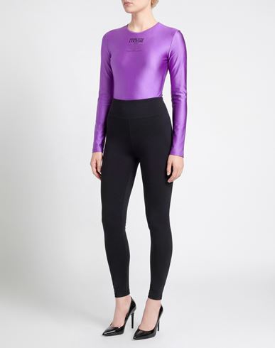 Woman Bodysuit Purple Size 6 Polyamide, Elastane