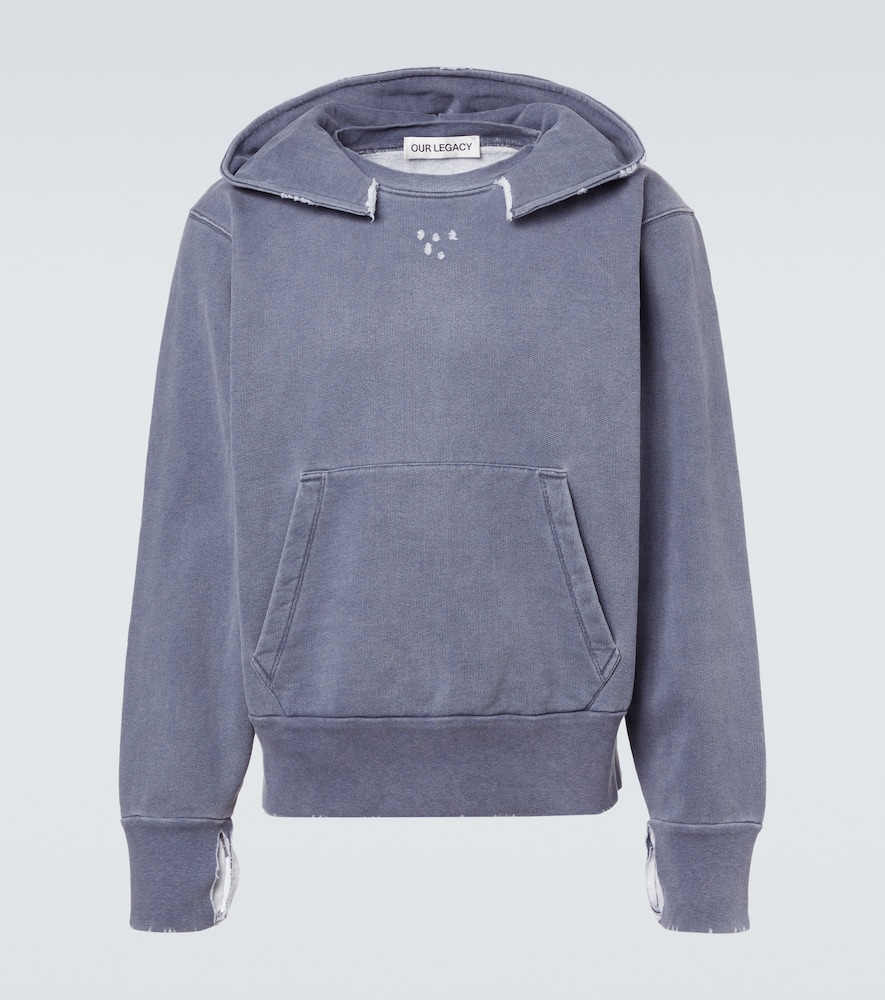 Relic distressed cotton jersey hoodie