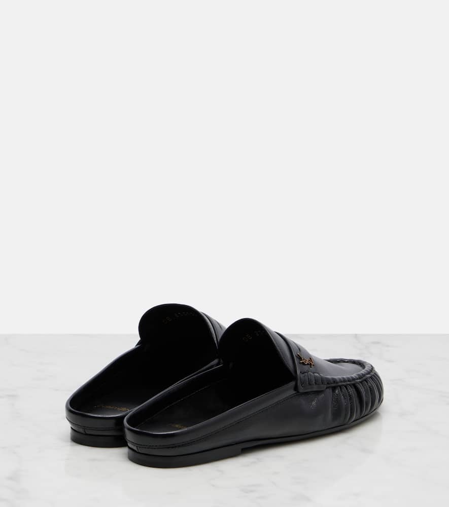 Le Loafer leather mules