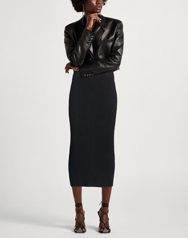 Woman Midi skirt Black Size ONESIZE Cotton, Acrylic
