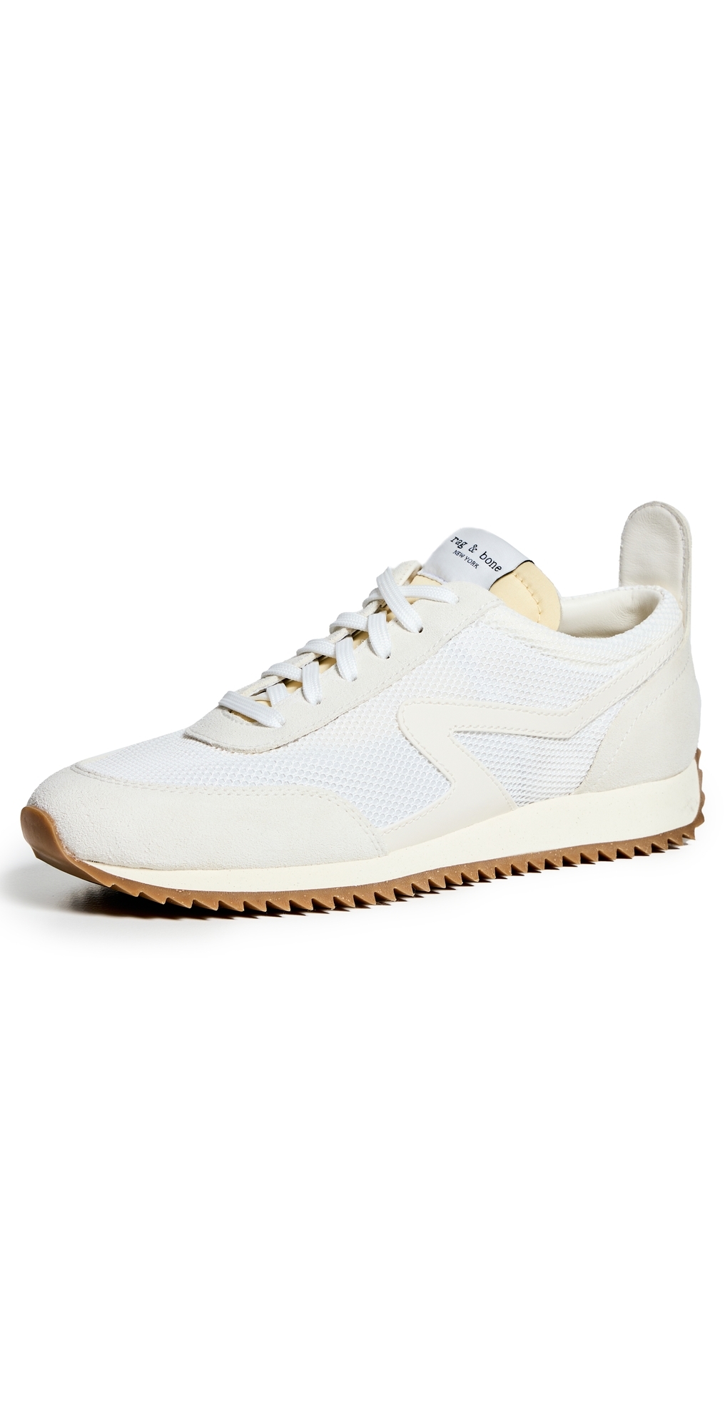 Retro Runner Mesh Sneakers Off White