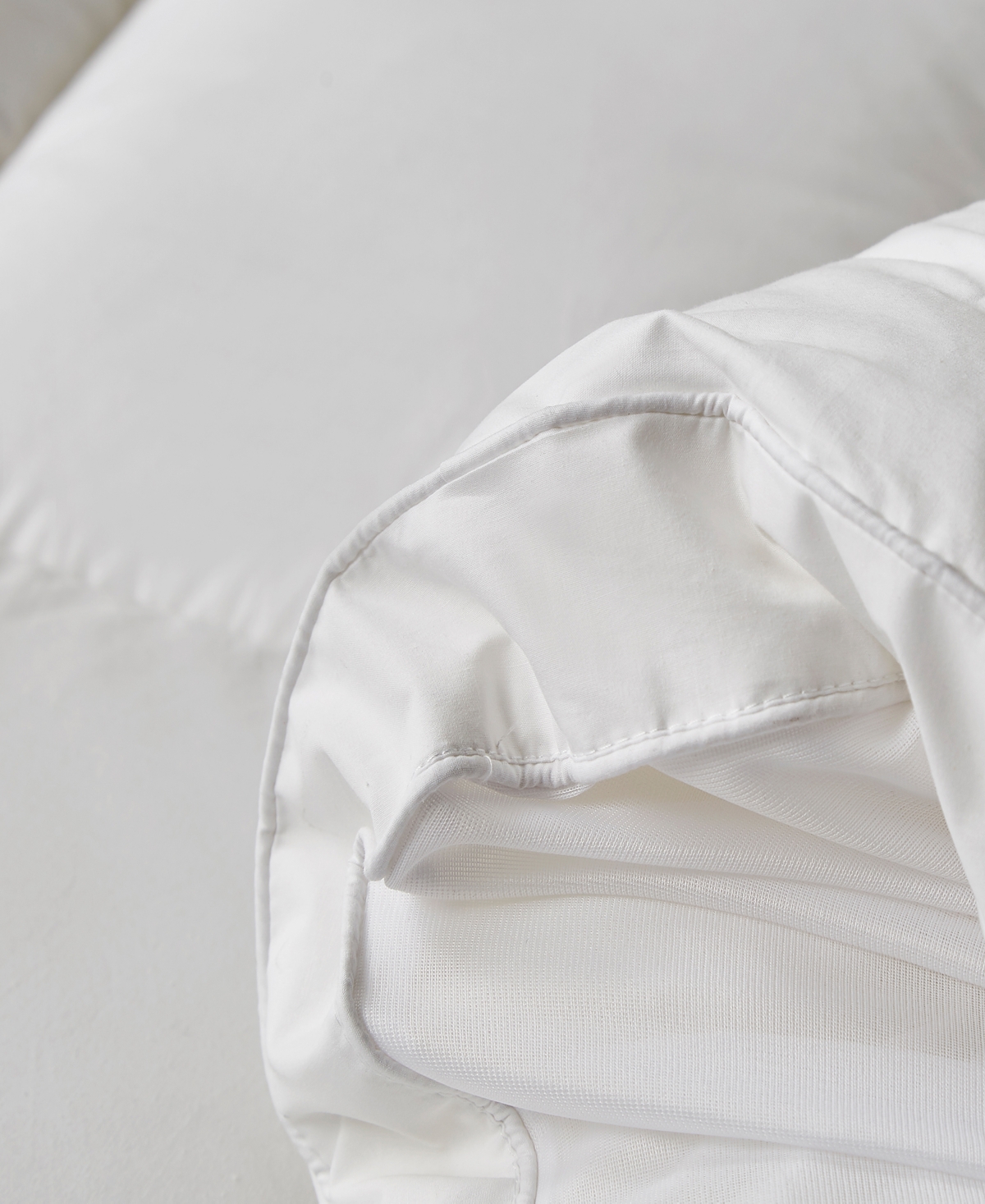 "2"" Down Alternative Cotton Mattress Topper, Twin - White"