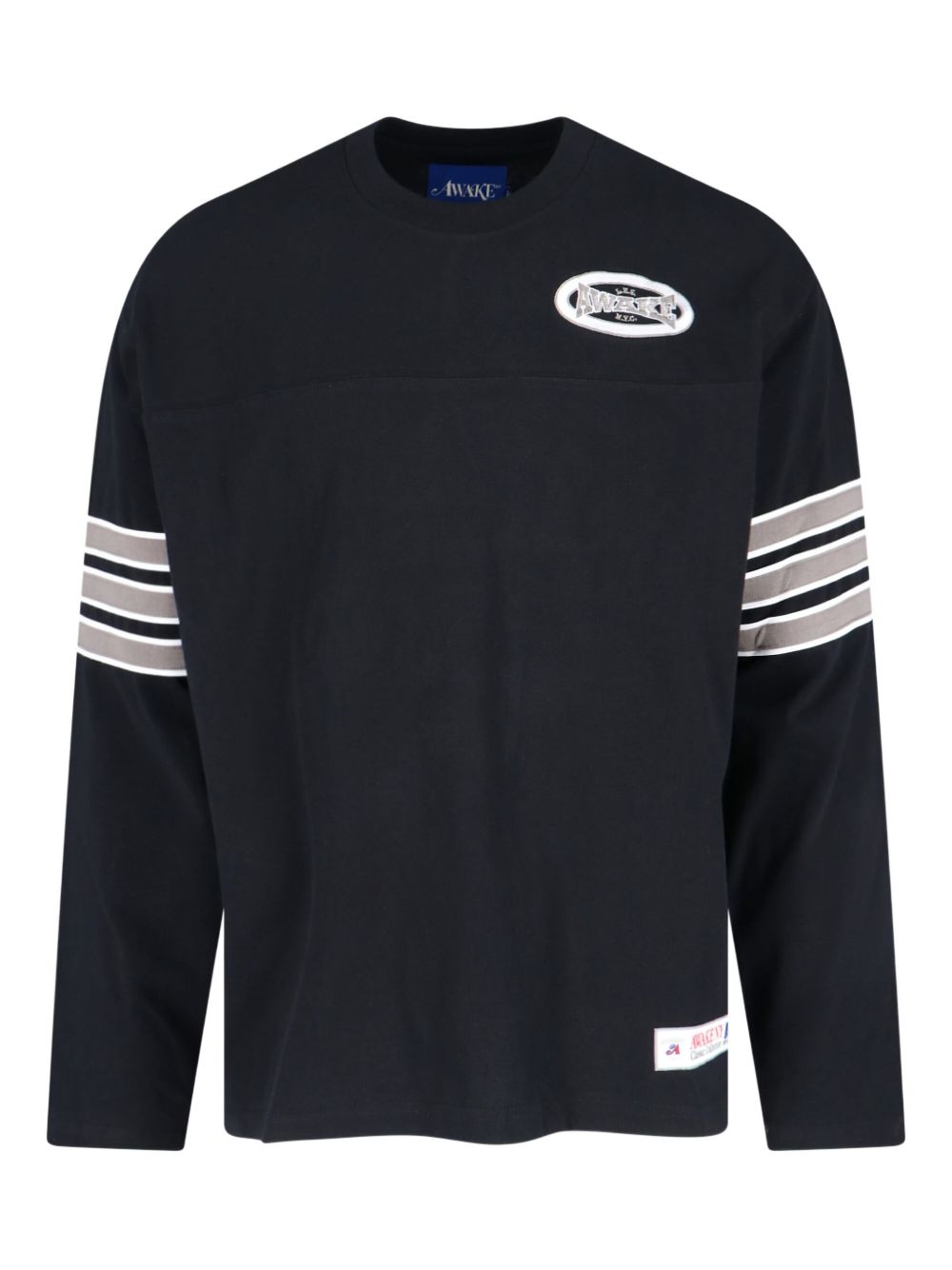 Striped long-sleeve T-shirt - Blue