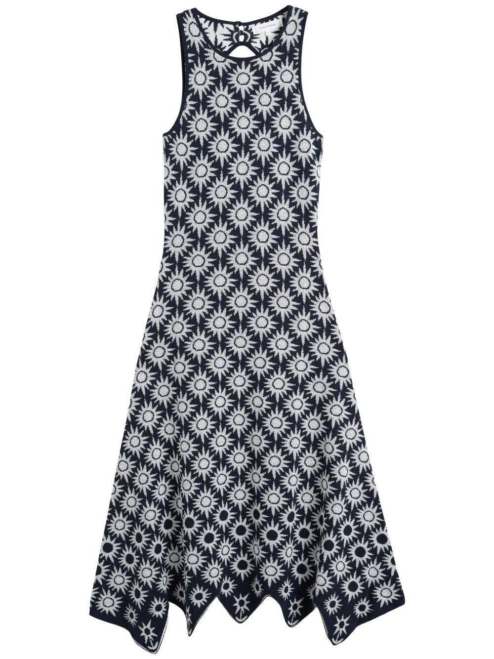 Chinti & Parker Laura Sunflower dress - Black