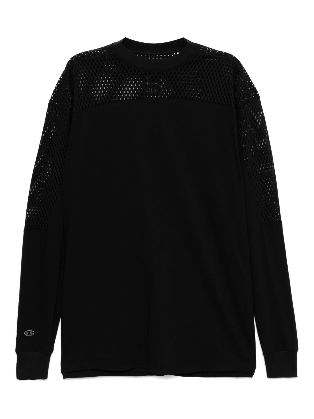 Girdered T-shirt - Black