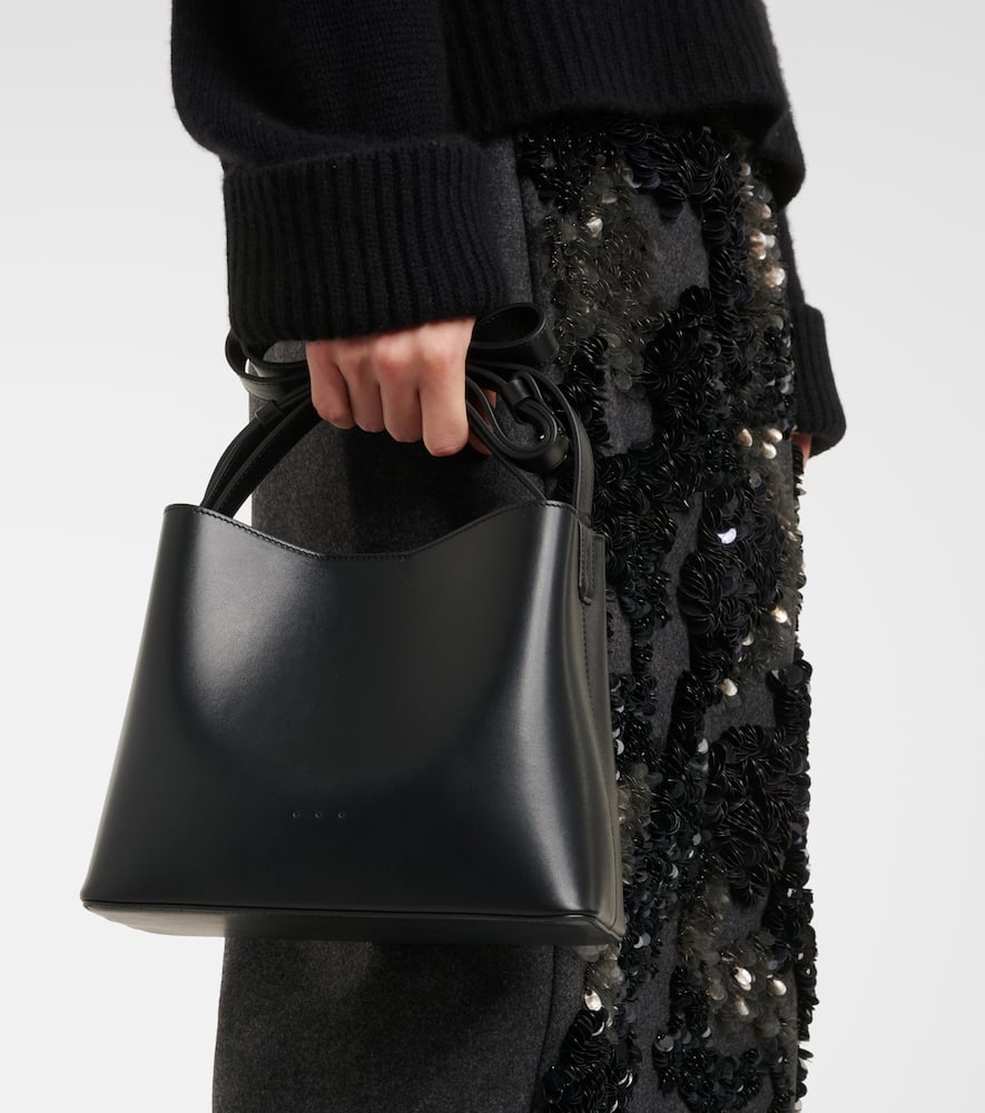 Sac Mini leather tote bag