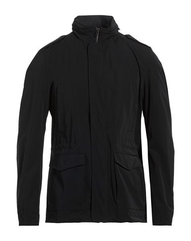 Man Jacket Black Size 42 Polyester