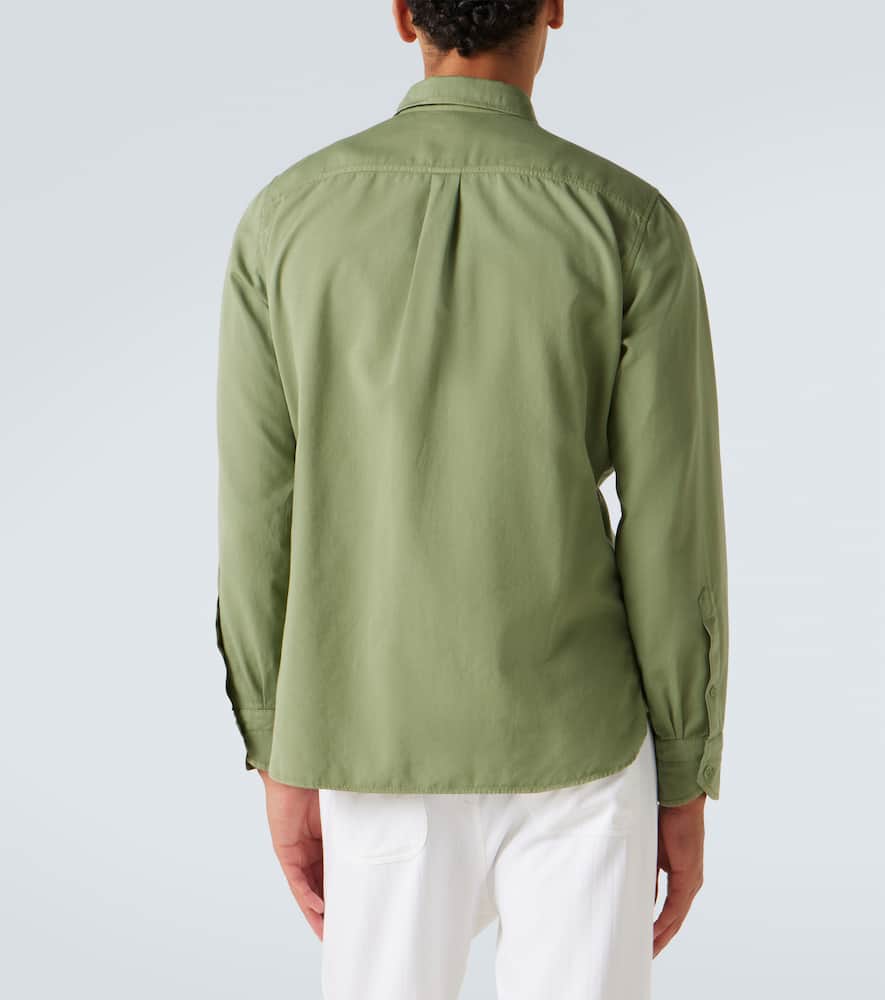 Cotton and silk shirt