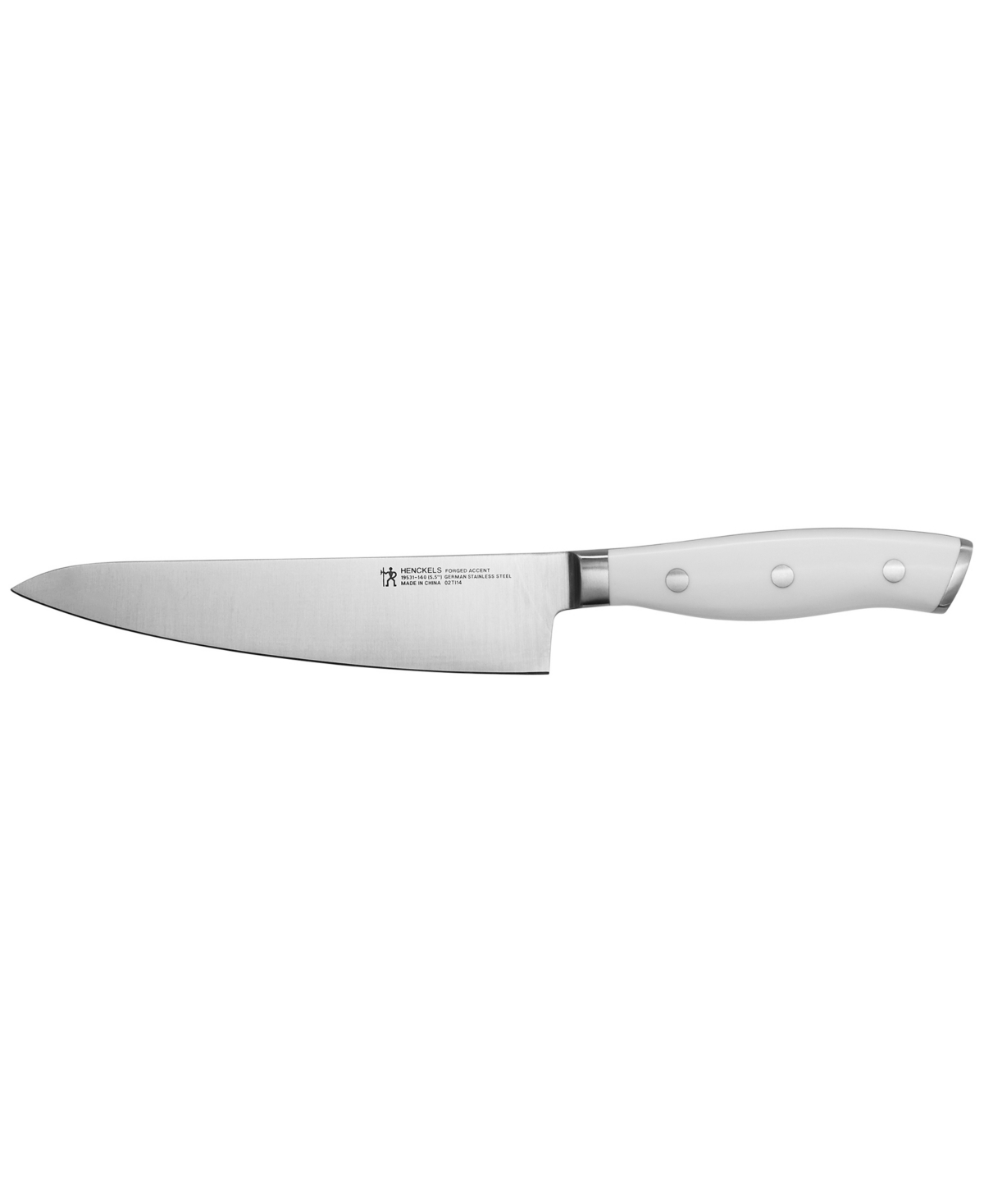 "Forged Accent 5.5"" Prep Knife with Handle - Stainless Steel Blade and White Handle"