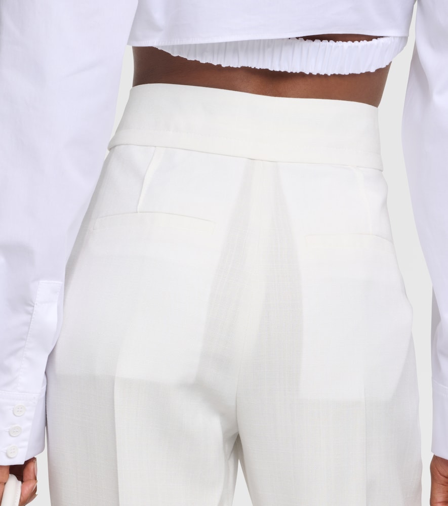 Le Pantalon Tibau side-slit slim pants