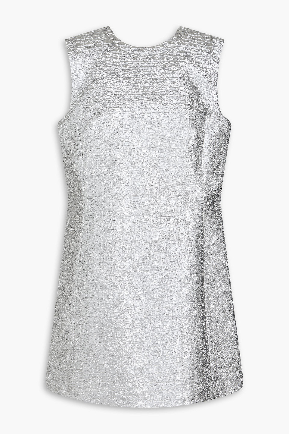Emmy metallic cloqué mini dress - Metallic - UK 14